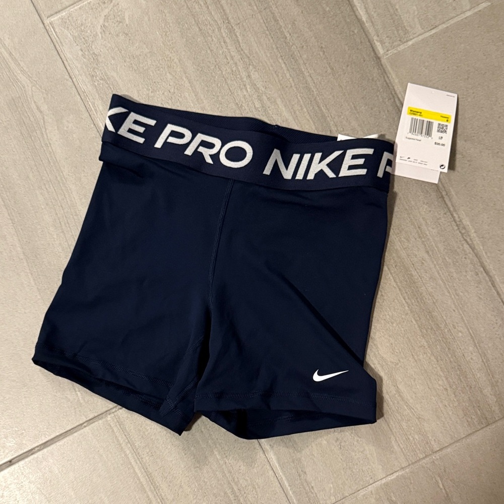 Nike Pro Dark Blue Training Shorts